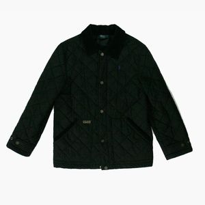 Ralph Lauren Navy Blue Quilted Jacket Large 14 16